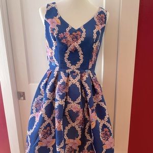 ModCloth fit and flare floral dress NWOT